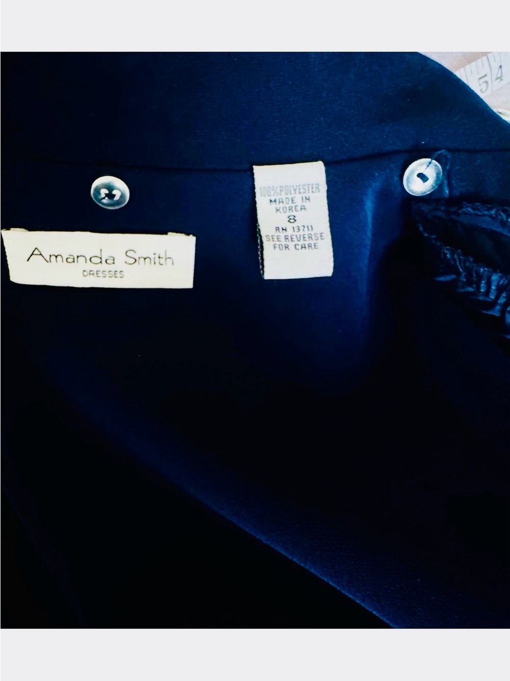 Amanda Smith Dark Navy Tailored Blazer and Skirt Set - Picture 6 of 6